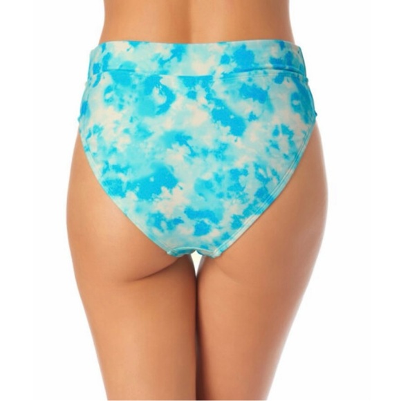 NWT California Waves High Waisted Tie Dye Bikini Bottom - Picture 2 of 9
